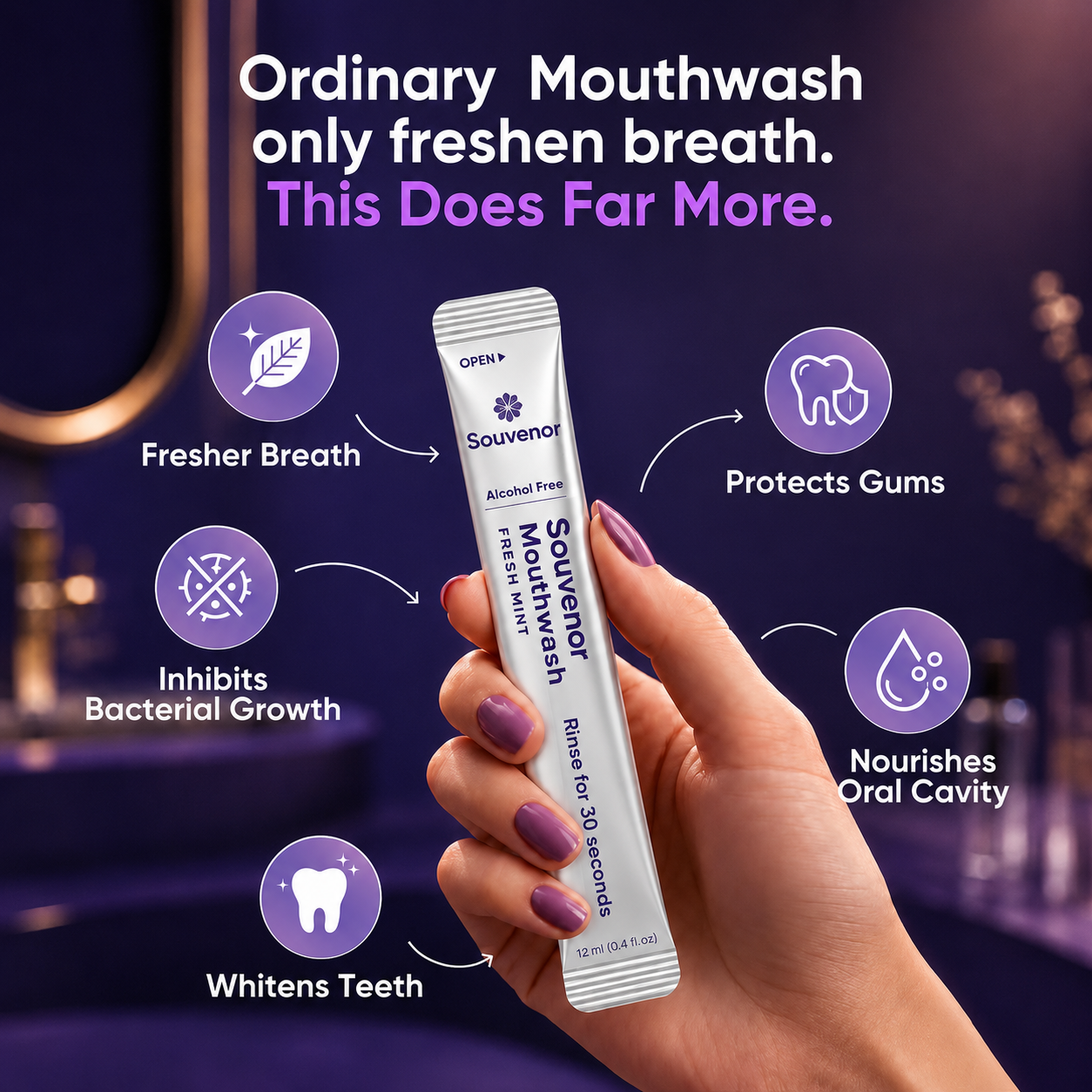Xaevor| Purple Mouthwash
