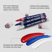💅⚽12 Colors Fan-Themed Nail Pens｜Fast Dry DIY Nails for Game Day Cheer